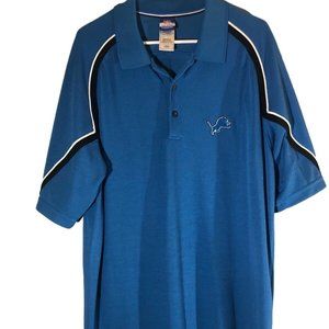Size LG Rebook Detroit Lions Polo 👕 🦁